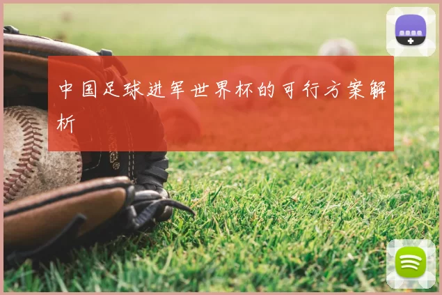 中国足球进军世界杯的可行方案解析