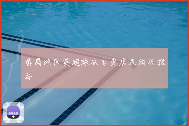 番禺地区英超球衣专卖店及购买推荐